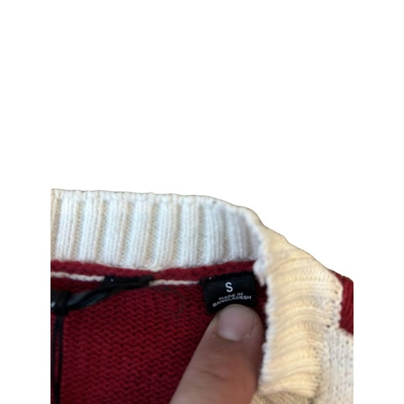 Travis Mathew St Nick Ugly Christmas Sweater small Zip Pocket Beer Holder - Picture 6 of 6